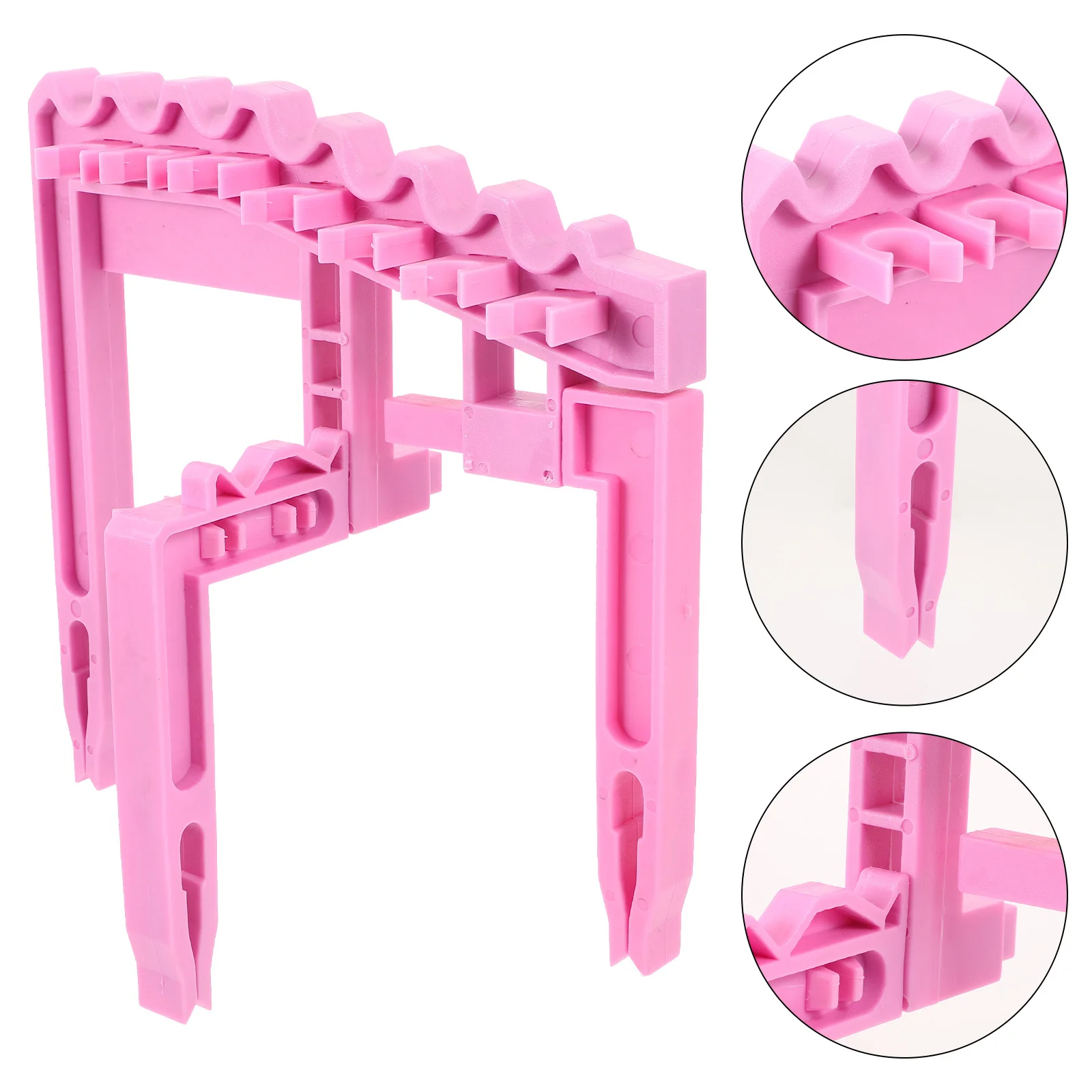 

Golfing Club Carrier Durable Plastic Golf Clubs Storage Rack Portable Club Holder Lightweight Scratch Protection