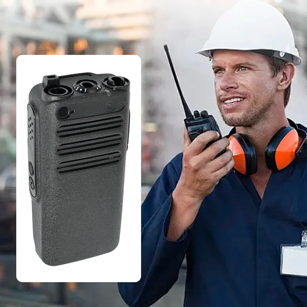 Передняя крышка корпуса комплект для ремонта радиоприемника черный корпус сменный ремонтный комплект рации для Motorola XIR C1200 DEP250