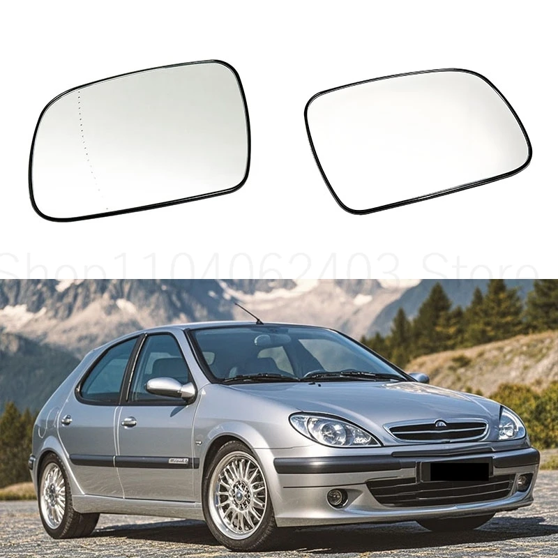 

Auto Left Right Heated Rear Mirror Glass for Peugeot 307 2001-2008 407 2004-2009 Citroen C-Elysee 2008-2013 Xsara 8151GX 8151GZ