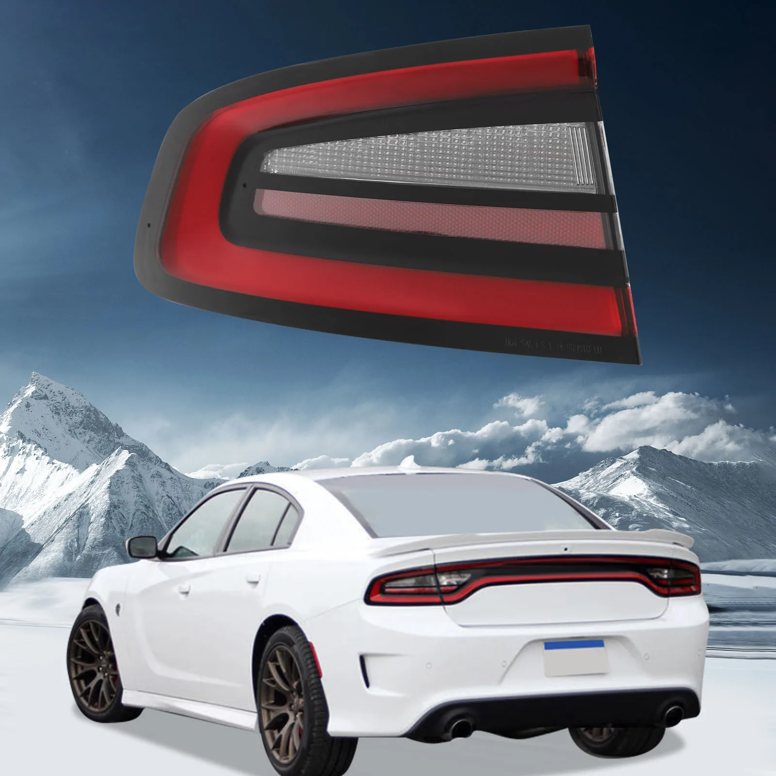 

LED Tail Light Assembly, Left Tail Light, Tail Light Bright Light Black for 2015-2022 Dodge Charger