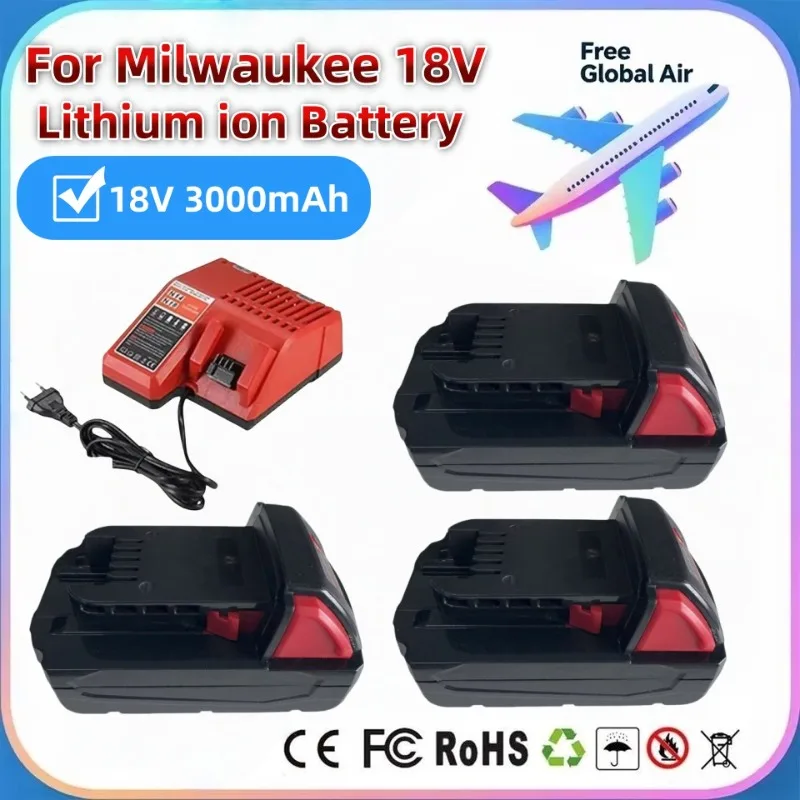 For Milwaukee 18V 3…