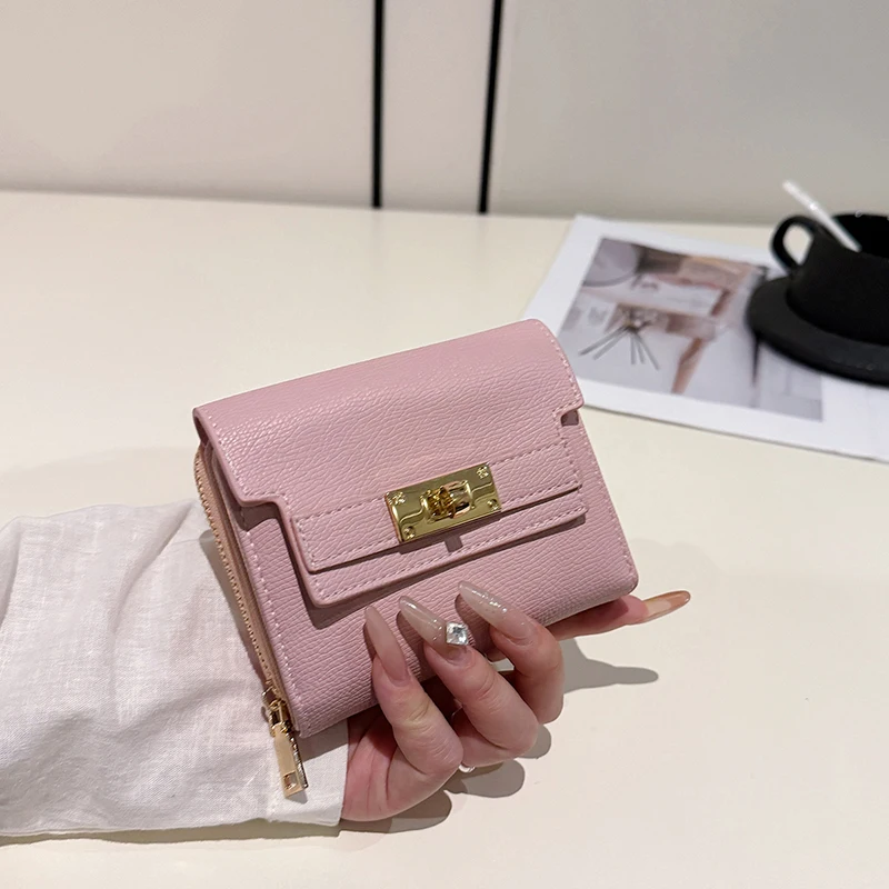 Retro Wallet Women's  Large Capacity Multi Card Position Foreign Trade Multi Functional Three Fold Handheld Bag Billetera