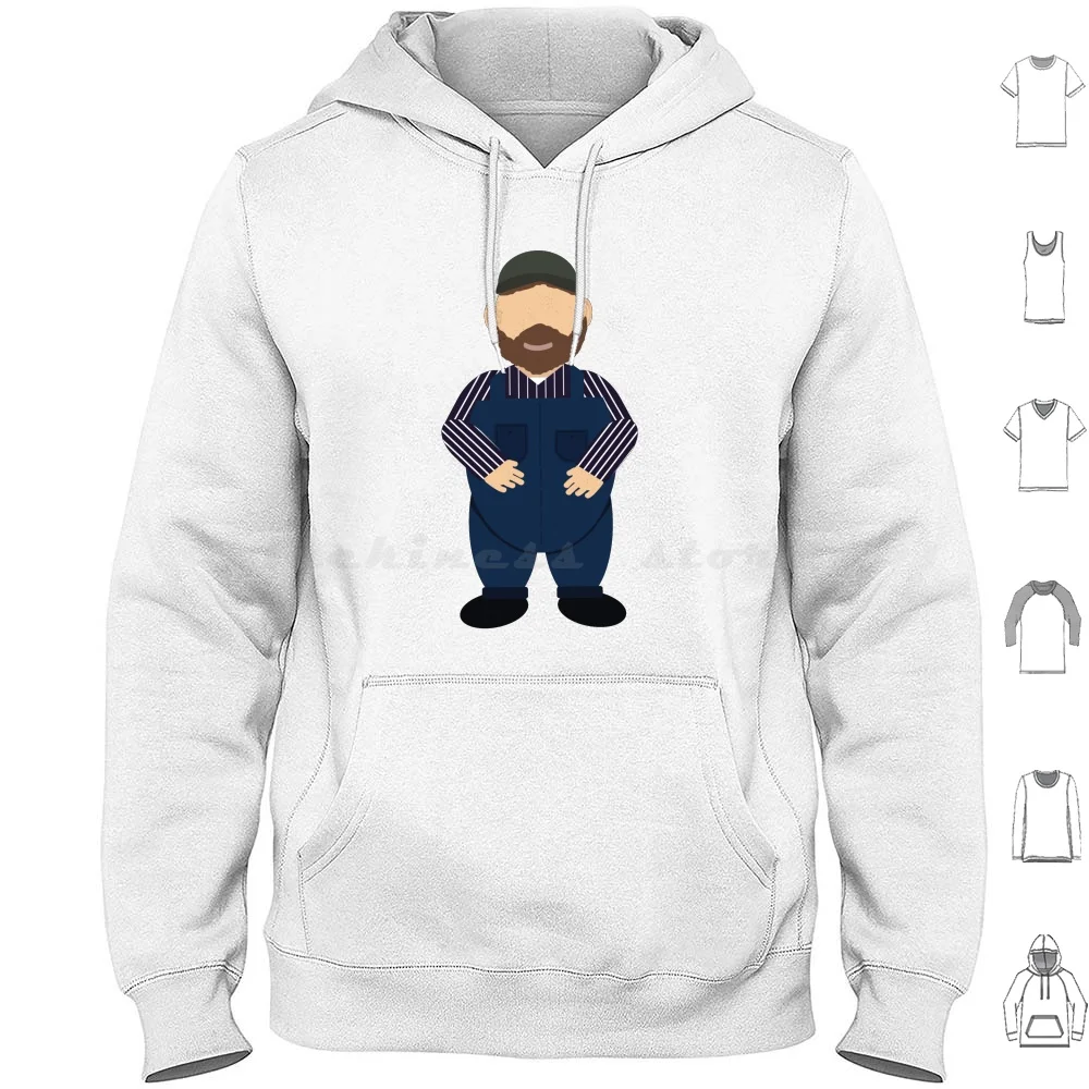 Squirrely Dan Cartoon Letterkenny Hoodie Cotton Long Sleeve Squirrely Dan Dan Letterkenny Letterkenny Problems Toughest Guy