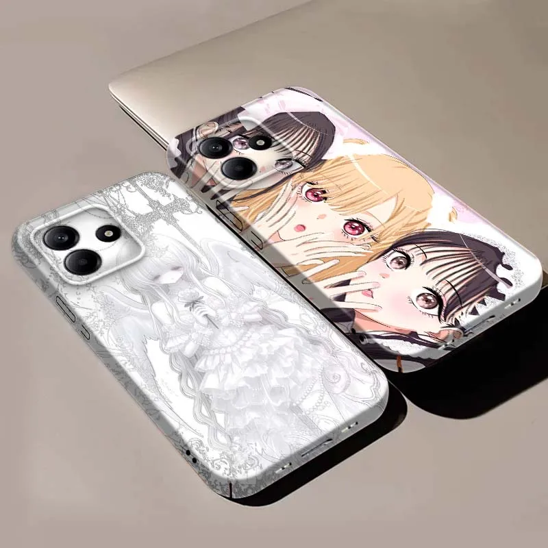 Coque de téléphone rigide esthétique avec motif de fille anime pour OnePlus 15R 15 13T 13S 13R 12R 12 11R 11 10T 9 9R 8 7 7T Ace 6 CE 4 5 Pro