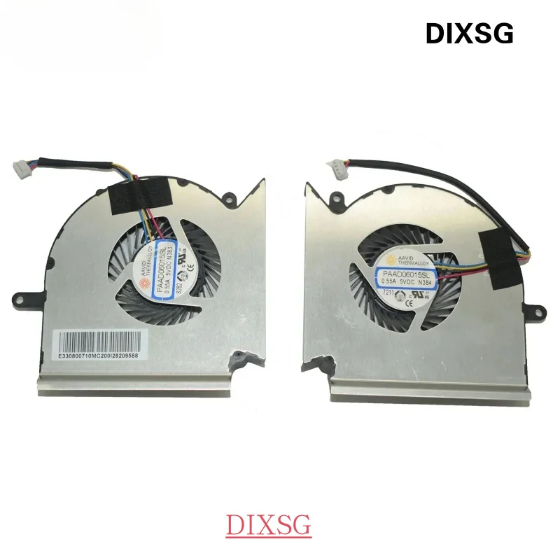 PAAD06015SL N383 N384 New For MSI GE73 GE63 GP73 GL73 MS-17C4 CPU GPU Cooling Fan DC5V 0.55A