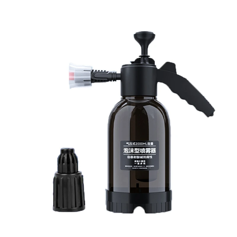 

2L Hand Pump Foam Sprayer Pneumatic Washer Foam Snow Foam High Pressure Wash Foam Spray Tool For Car Home Cleaning