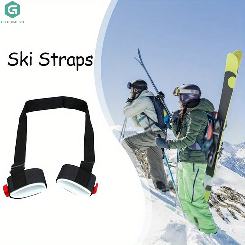 

Outdoor Ski Fixed Strap Hand-held Double Board Ski Strap Snowboard Shoulder Straps Adult Sled Shoulder Straps Ski Accessory