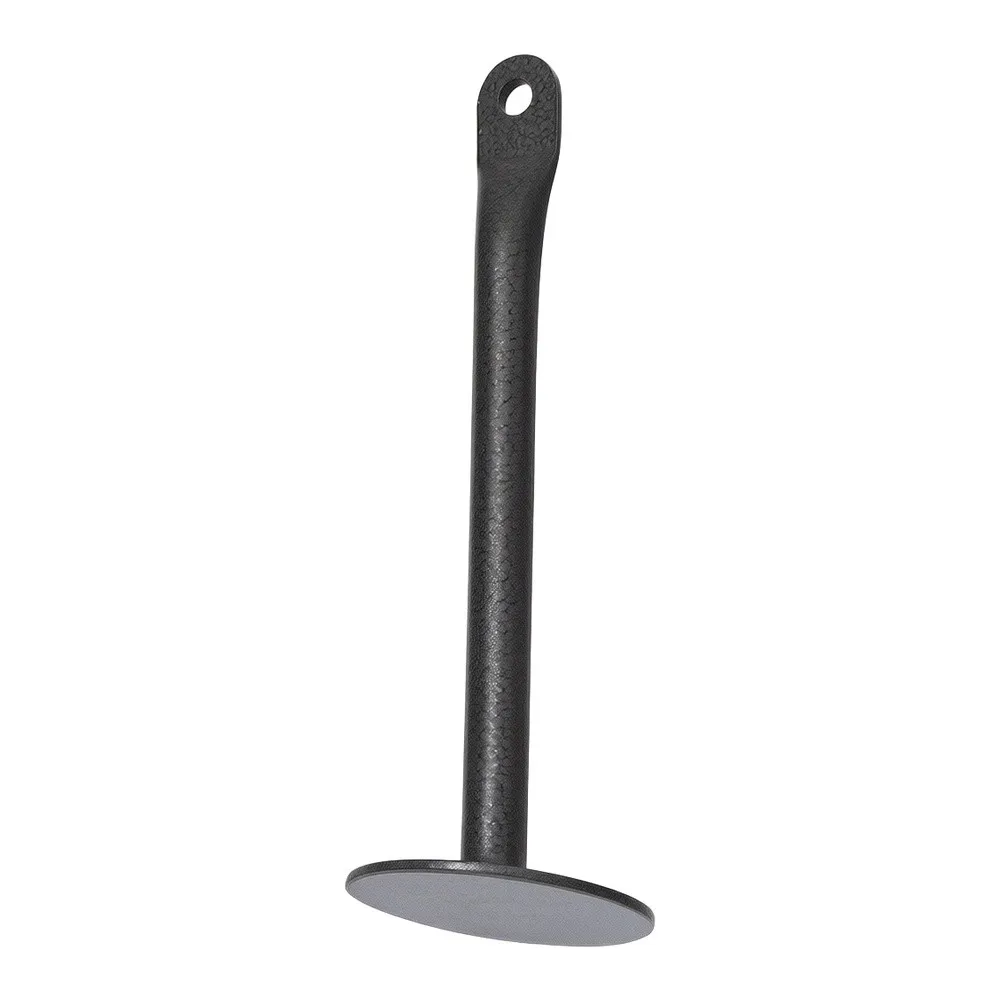 Steel Charging Pin for Weight Plates in Home Gym Setups with Wide Base Support for Safety During High Intensity Training
