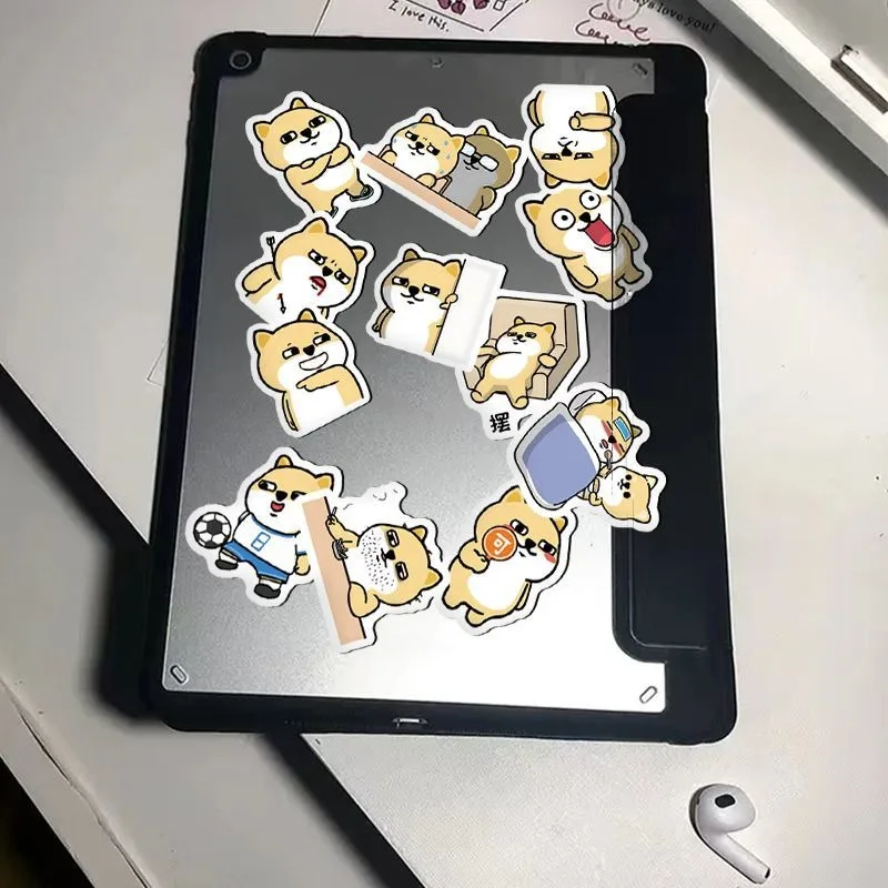 สติกเกอร์ตกแต่งลายกราฟฟิตี้สร้างสรรค์ลายการ์ตูนชิบะอินุ 100 ชิ้น