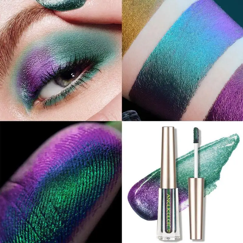 Glitter Eyeshadow Makeup Chameleon Eyeshadow Makeup MultiChrome Eyeshadow Glitter Liquid Eye Shadow For Women Girls