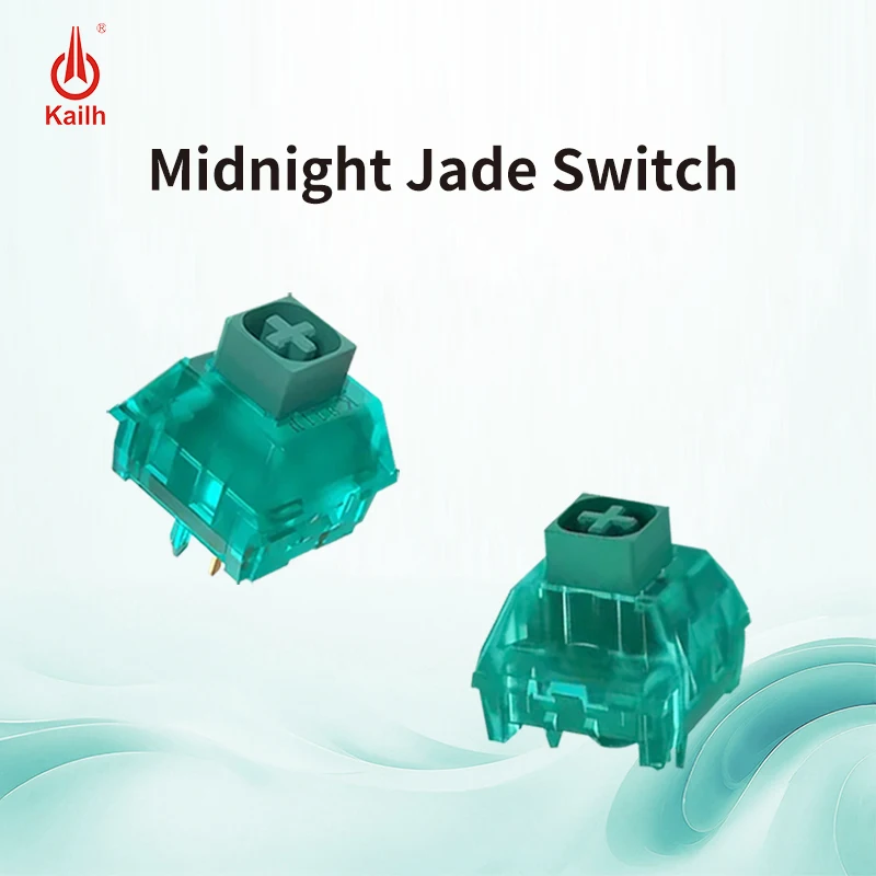 

Kailh Box Midnight Jade Keyboard Switch Clicky Customized Hot Swap Heavy Handfeel Switches For Gaming Mechanical keyboard