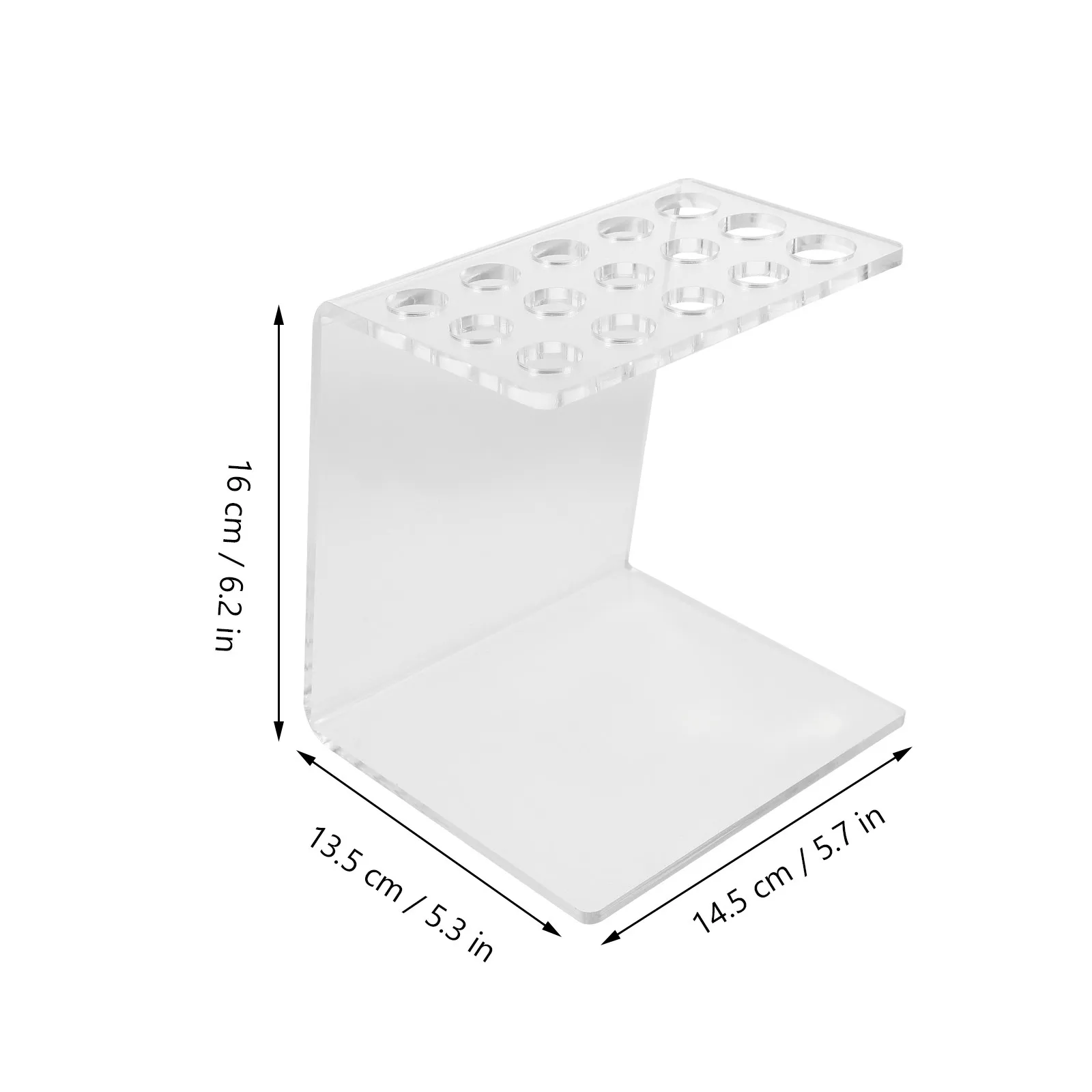 Acrylic Hair Tool Storage Rack Holder Organizer Transparent Hairstylist Scissor Beauty Salon Desk Shear Hairdressing