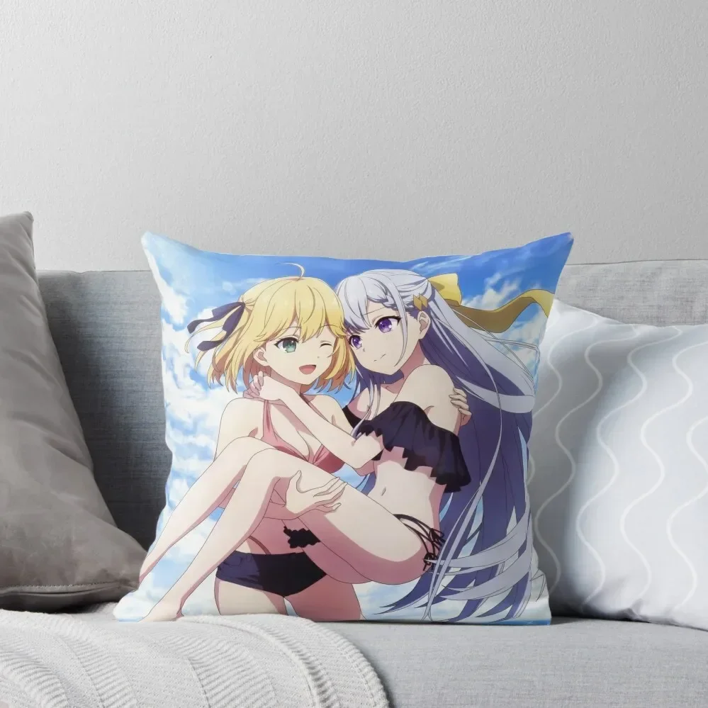 Tensei Oujo to Tensai Reijou no Mahou Kakumei Throw Pillow Christmas Covers Room decorating items autumn pillowcase pillow