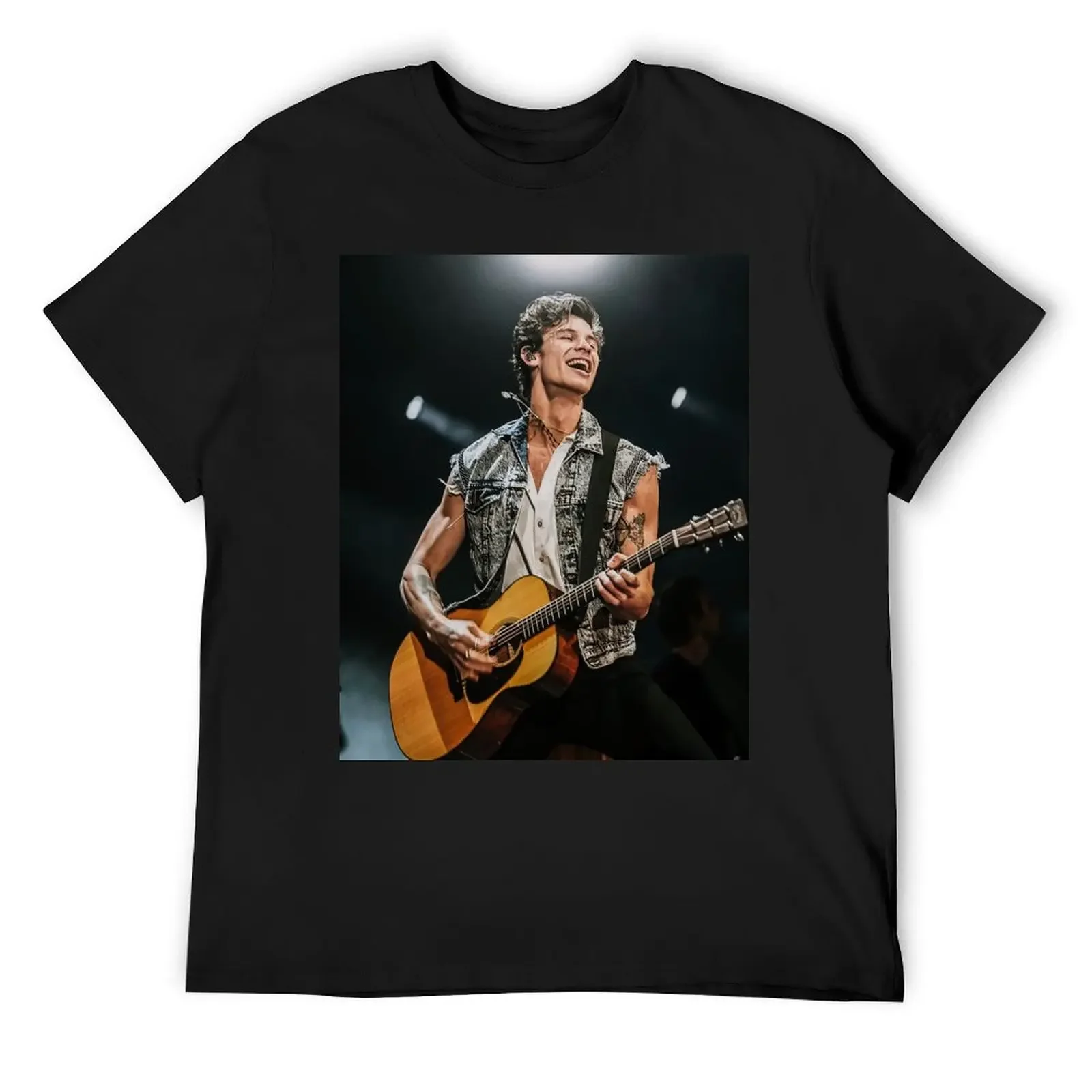 

Guitar White Mendes Relax T-Shirt anime clothes oversized t shirt plus size clothes vintage clothes men clothings