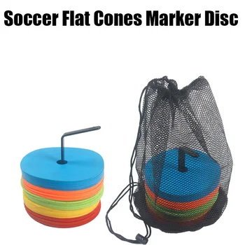 10-Pack Flat Agility Cones 1