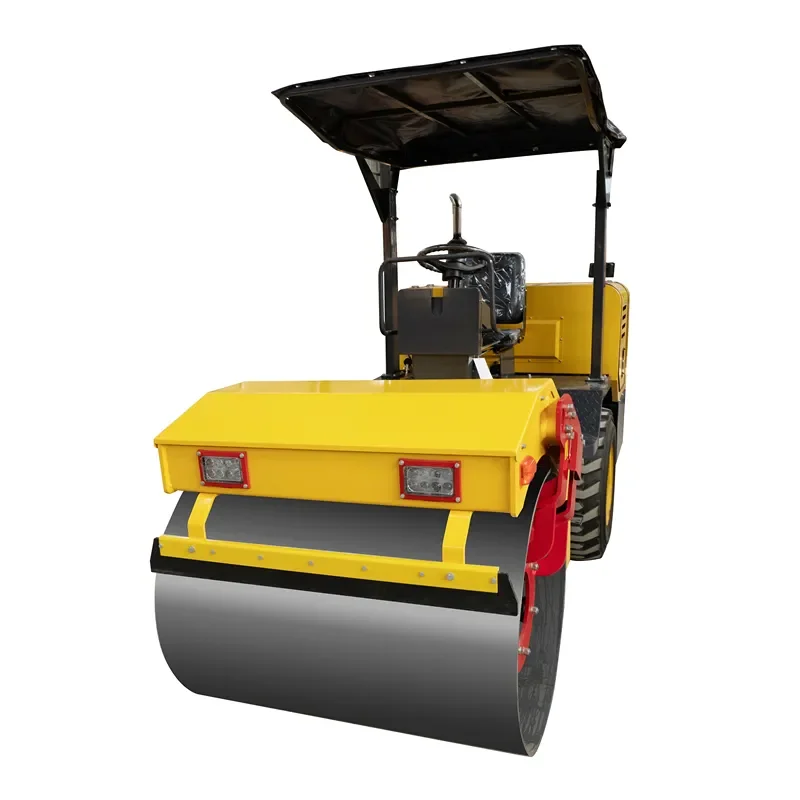 1\ 2\3\3.5 Ton Road Roller Brand New Compactor for Sale With CE/EPA Double Steel Wheel Rollers
