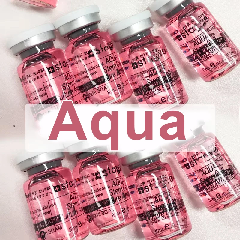

8ml Pink BB Cream Crosslinked Hyaluronic Acid Essence HA Collagen Ampoule Serum Facial Repair Rejuvenate Firming Skin Care
