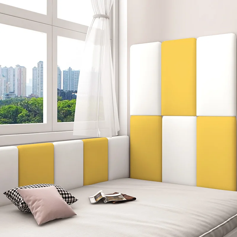 

Self-adhesive Soft Bag Wall Stickers, Children's Anti-collision Background Wall, Bed Headboards, Bedroom, Bay Window Decor