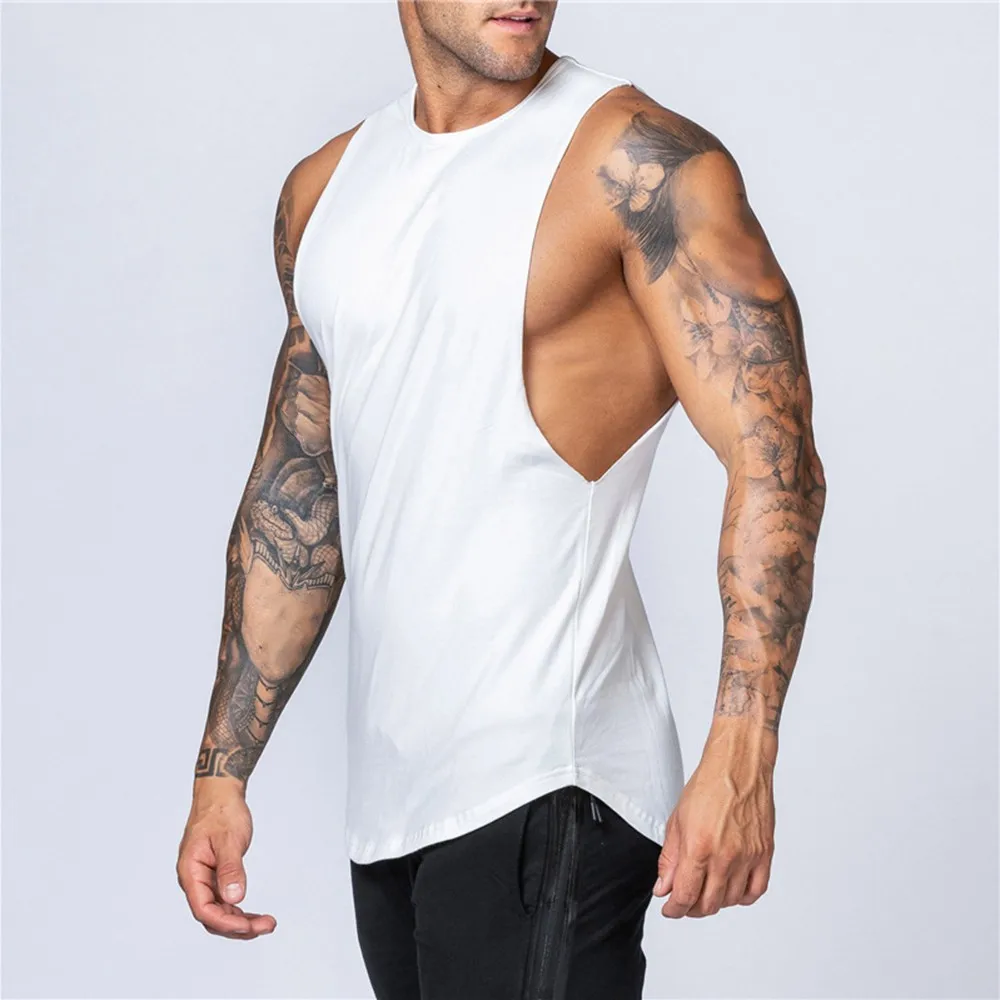 

Muscle Mens Vest Shirt Tank Tee Gym Men Mens Sleeveless Sport T-Shirt T-shirt Bodybuilding Vest Workout Fitness