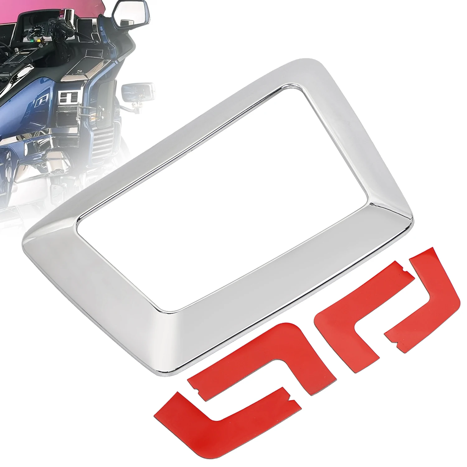 

Для Honda Goldwing GL1500 1988-2000 GL1500A GL1500I GL1500SE: Хромированная декоративная накладка на перчаточный ящик мотоцикла