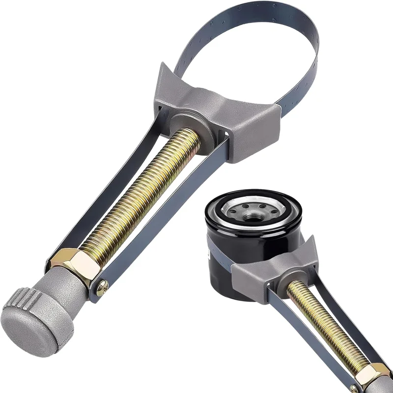 Car Auto Motorcycle Oil Filter Removal Tool Multifunctional Universal Strap Wrench Diameter Adjustable 60mm To 100mm