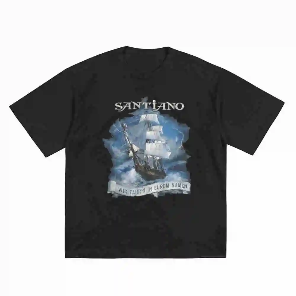 San Tiano Anime Short Sleeve Tee 100% Cotton T-Shirt