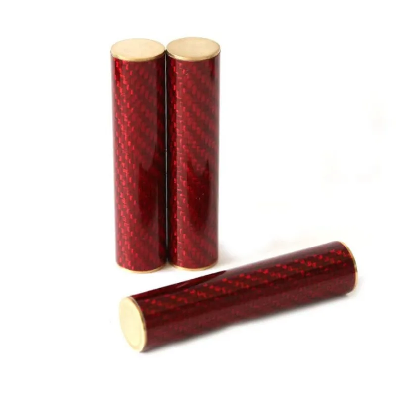 ฟิดเจ็ตสปินเนอร์แบบนุนชากุทำจากคาร์บอนไฟเบอร์ - ของเล่นคลายเครียดแบบหมุนได้สามส่วน ช่วยลดความวิตกกังวล พกพาสะดวก