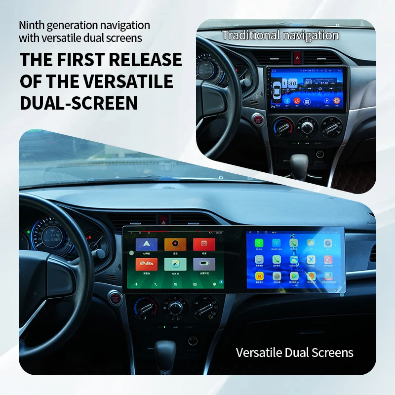 10.1/11.5-inch 4K Resolution Ninth Generation Variable-dual Screen Car Passenger Entertainment Screen GPS In-car Playback 1 Year