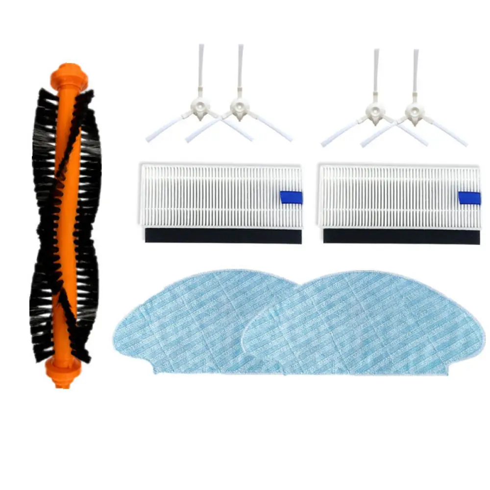 Vacuum Cleaner Replacement Kit For Tefal 20 40 RG6825 Isweep X3 Main Roller Side Brush Filter Mop Cloth Sweeping Accessory