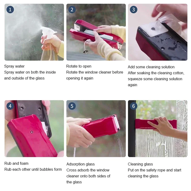 Thumbnail 4 - #14 Latest Magnetic Glass Cleaners Offers