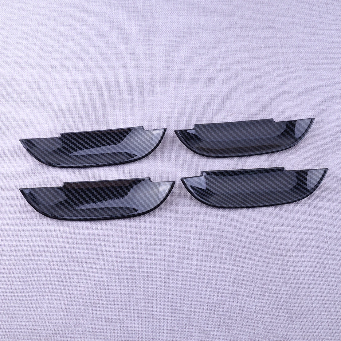 

4Pcs Car Carbon Fiber Style Exterior Door Handle Bowl Cover Trim Fit For Dodge Charger 2022 2021 2020 2019 2018 2017 2016 2015
