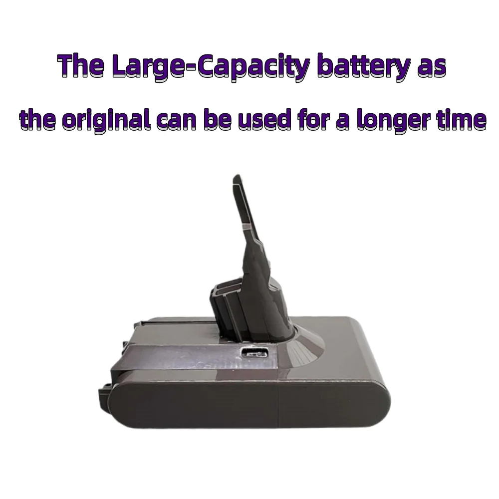 Imagem -05 - Substituição da Bateria do Aspirador Portátil Bateria Recarregável do Li-íon 21.6v 4.8ah 6.8ah 9.8ah 12.8ah Dyson v8