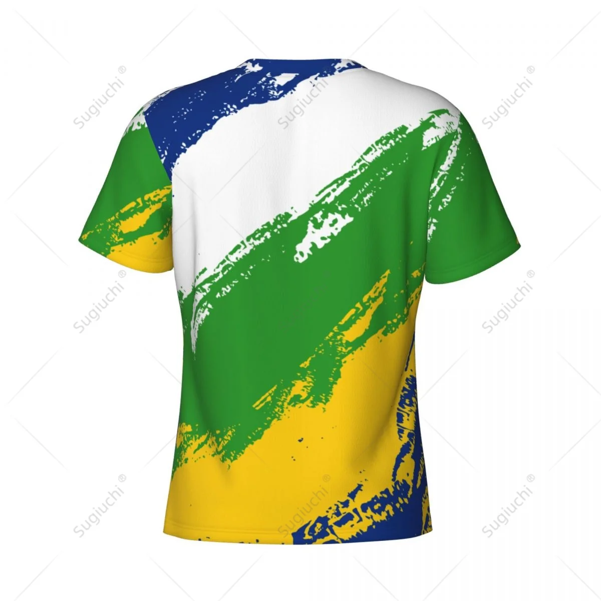 Custom Name Nunber Central African Republic Flag Color Men Tight Sports T-shirt Women Tees jersey For Soccer Football Fans