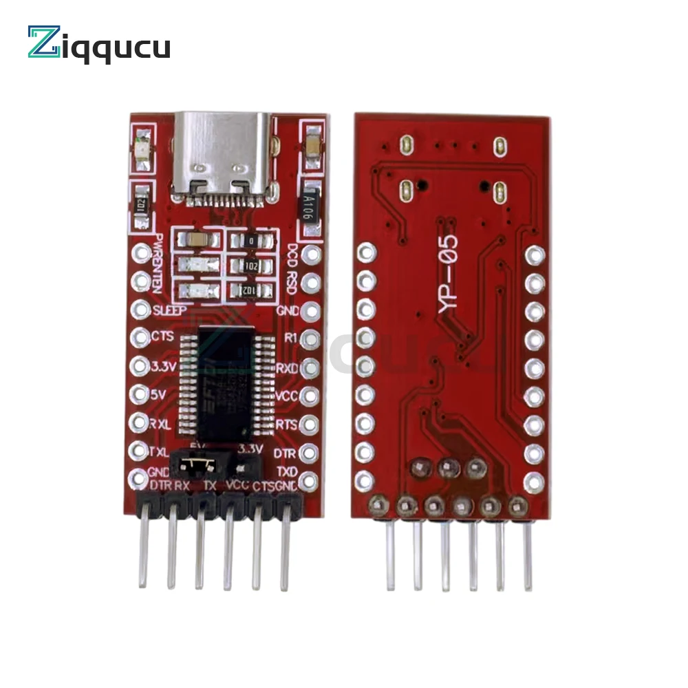 FT232RL FTDI Type-C to TTL محول تسلسلي محول وحدة 3.3 فولت 5.5 فولت FT232R اندلاع USB صغير إلى TTL محول المجلس لاردوينو