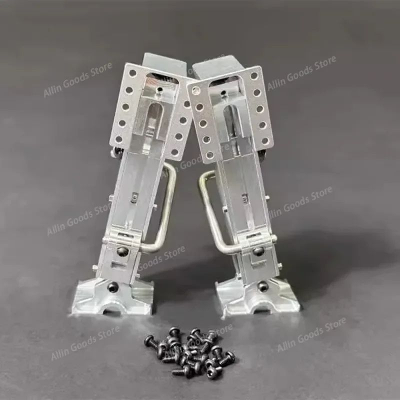 1/14 Scale RC 40ft Container Semi-Trailer Chassis Frame Upgrade Landing Legs, DIY Decorative Modification Parts