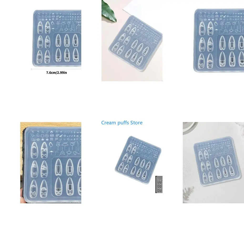 50LE Crystals Texture Silicone Plates for Creating Realistic Relief Patterns