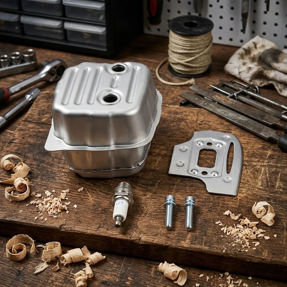 Muffler For Chainsaw Replacement Replacement Kit MS311 Muffler Muffler Kit High-quality Metal Engine Efficiency