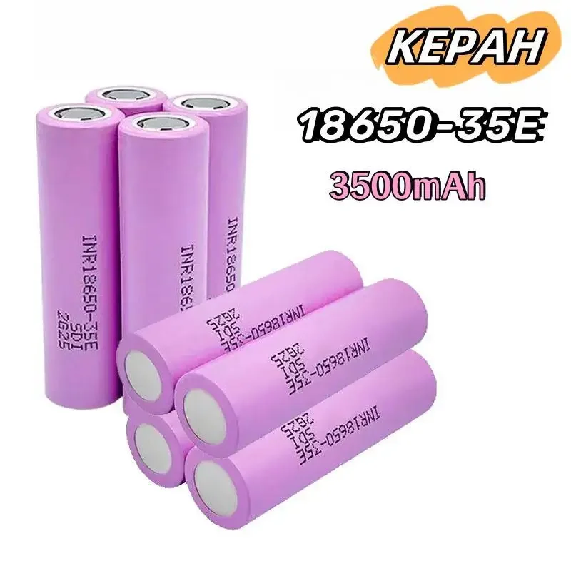 

3.7V 3500mAh 18650 Lithium ion INR18650-35E Rechargeable Battery, INR1865-35E 3500mAh+3.7V 18650 3500mAh with charger included