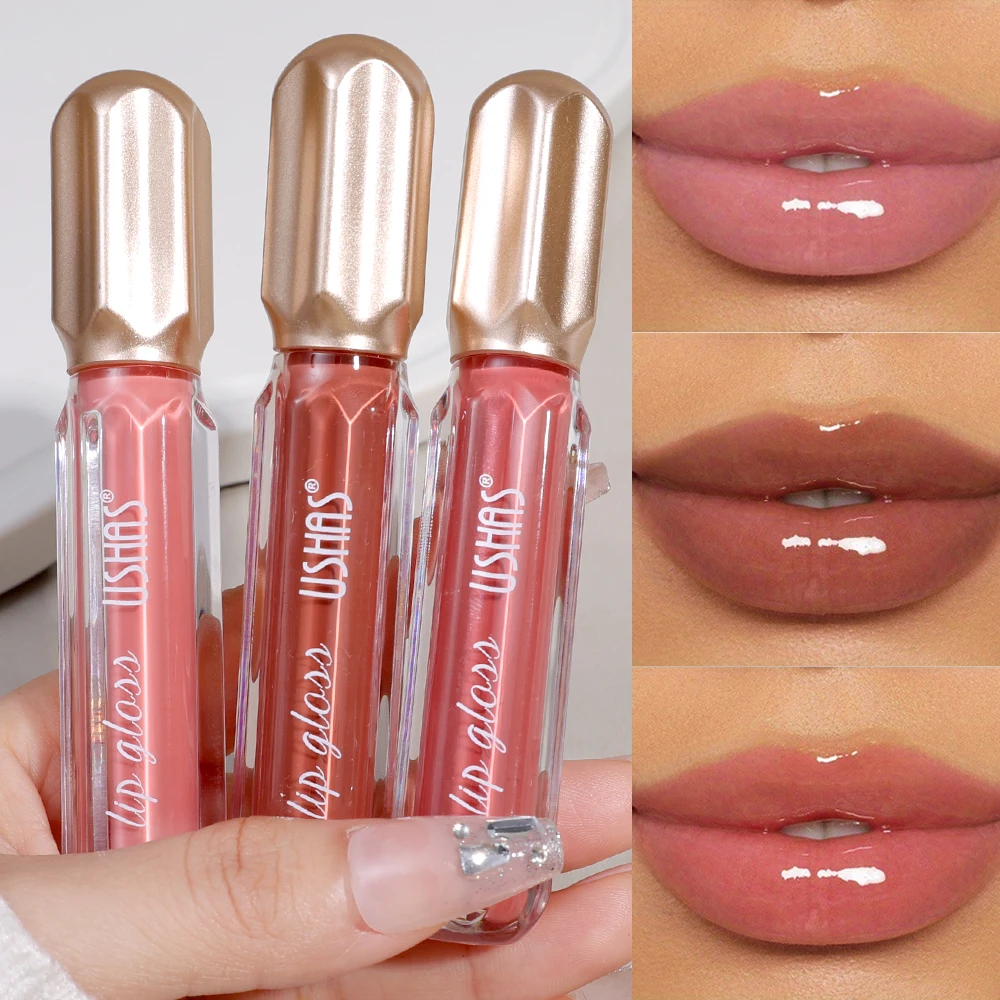 Mirror Pearl Lip Gloss Długotrwały nawilżający nieprzywierający kubek Redukcja drobnych linii Olejek do ust Głęboko odżywiający Pielęgnacja ust Kosmetyki do makijażu