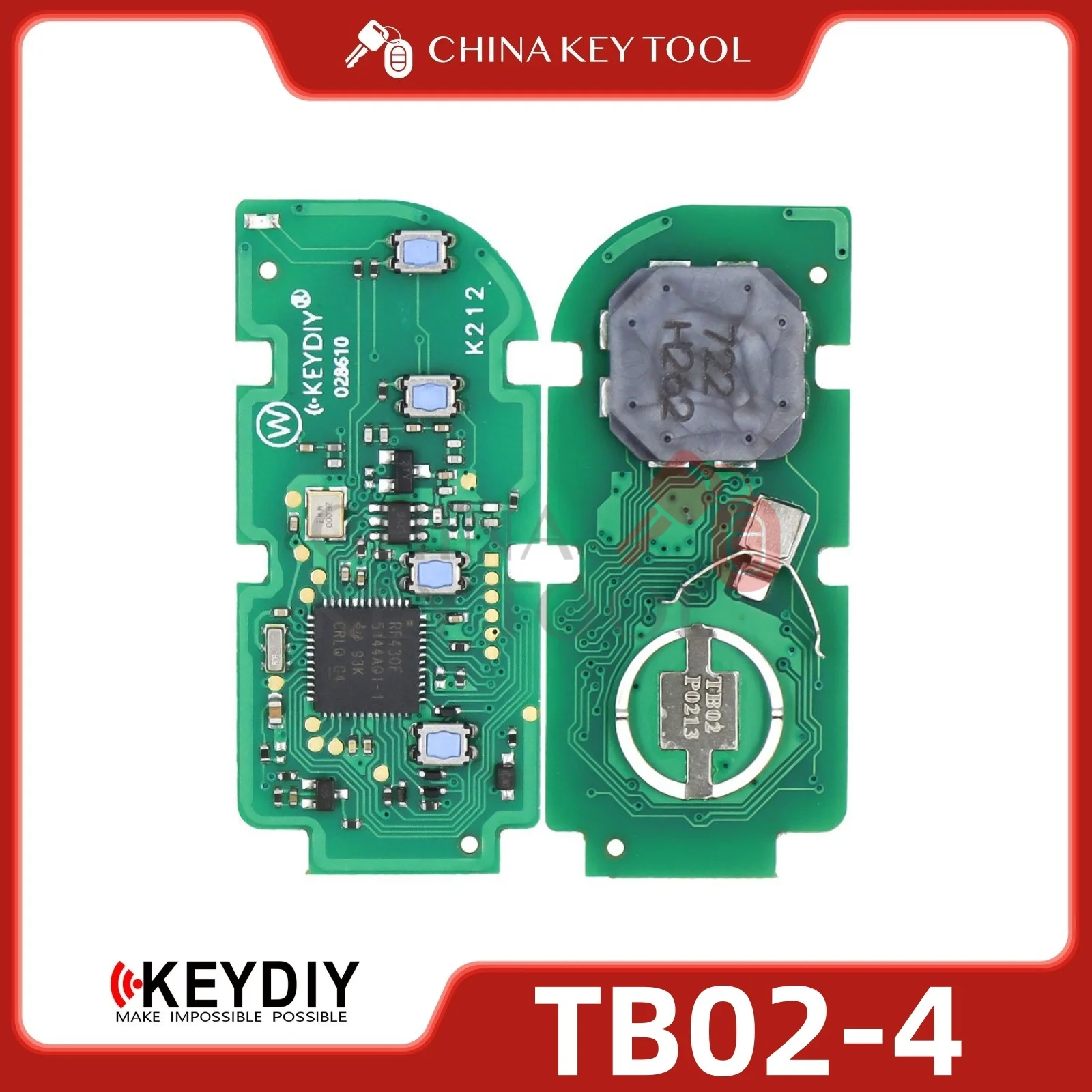 

Универсальная плата для программирования ключей KEYDIY TB02-4, только плата, серия TB
