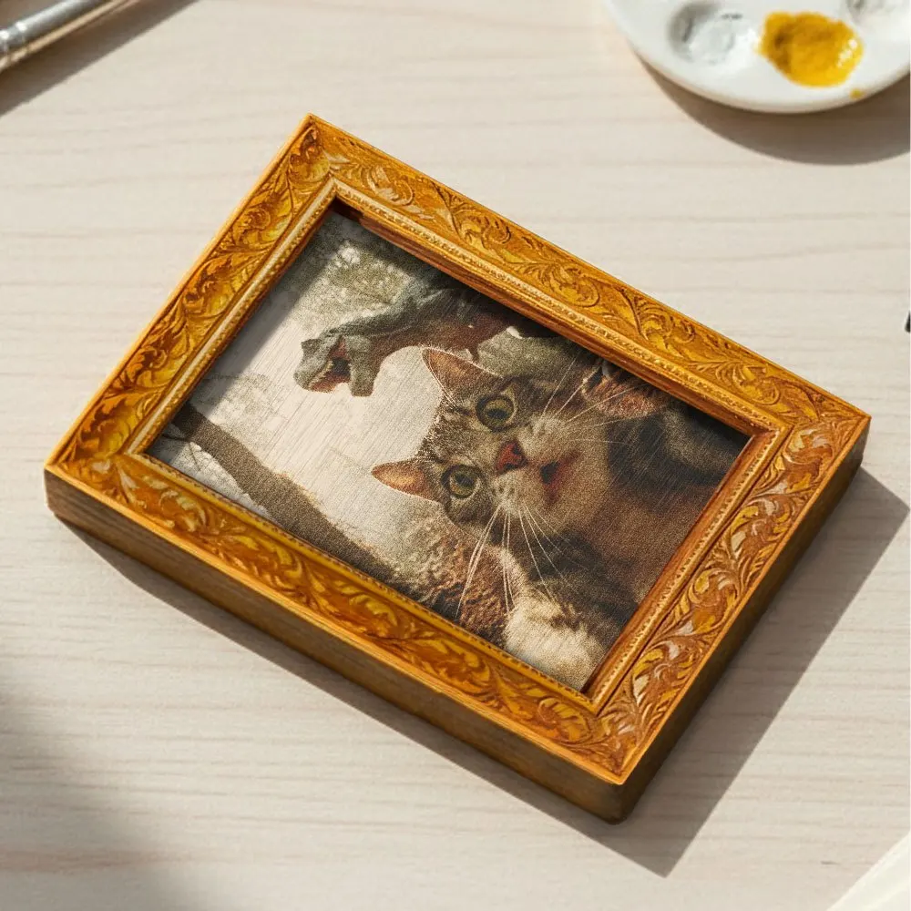 1pc Hakimi Adventure Wooden Fridge Magnet, Funny Cat Dinosaur Pattern, Aesthetic Decor for Kitchen Home Office,Cat Lover Gift