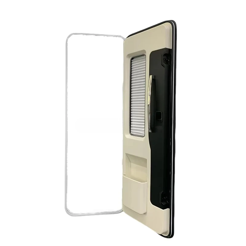 

610x1900mm Wholesale RV Caravan Door with Aluminum Door Frame and 2 Point Safety Lock