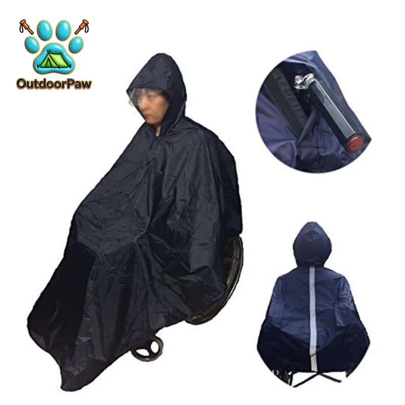 Wheelchair Raincoat Made of PVC Glue Polyester Raincoat for Disabled People Scooter Raincoat for The Elderly