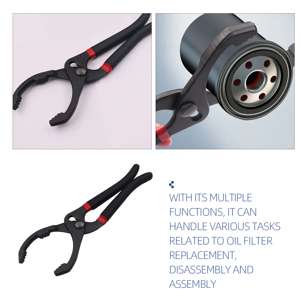 

Oil Filter Wrench Adjustable Removal Change Motorcycle Pliers Auto Repair Automotive Tools