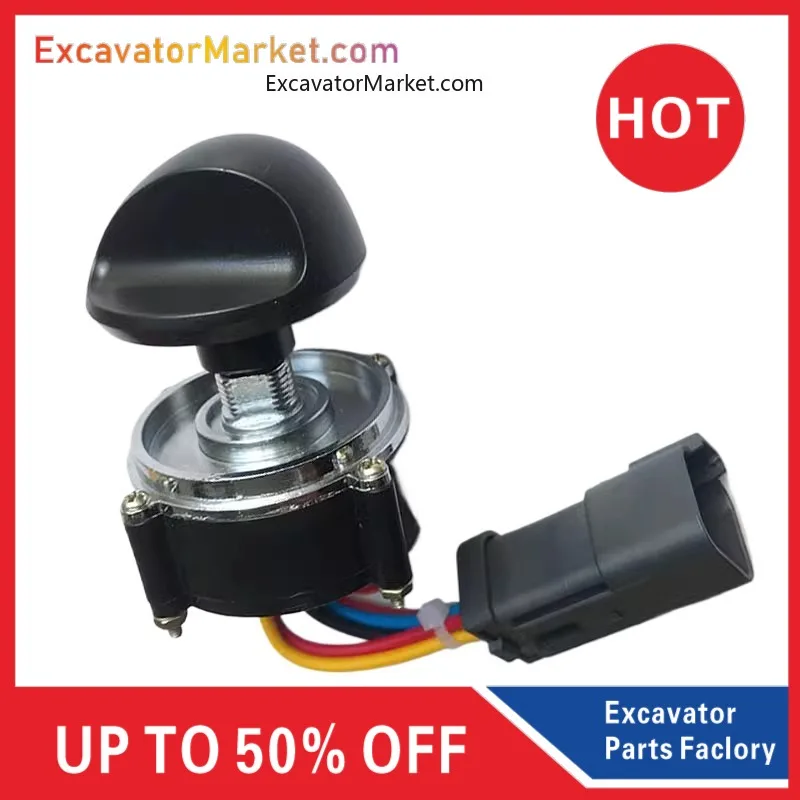 

For Caterpillar cat throttle knob CAT200B/312/320V2/320B/C/D oil volume controller switch excavator accessories High Quality