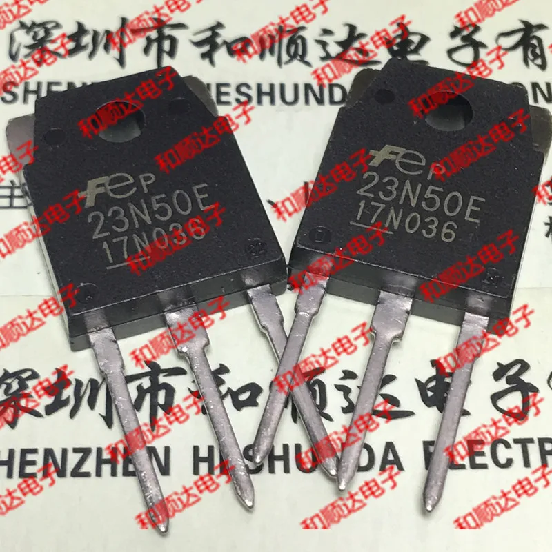 10PCS/Lot FMH23N50E 23N50E or FMH23N50ES 23N50ES 23N50 or FMH23N60E 23N60E TO-3P 23A 500V Power MOSFET Transistor