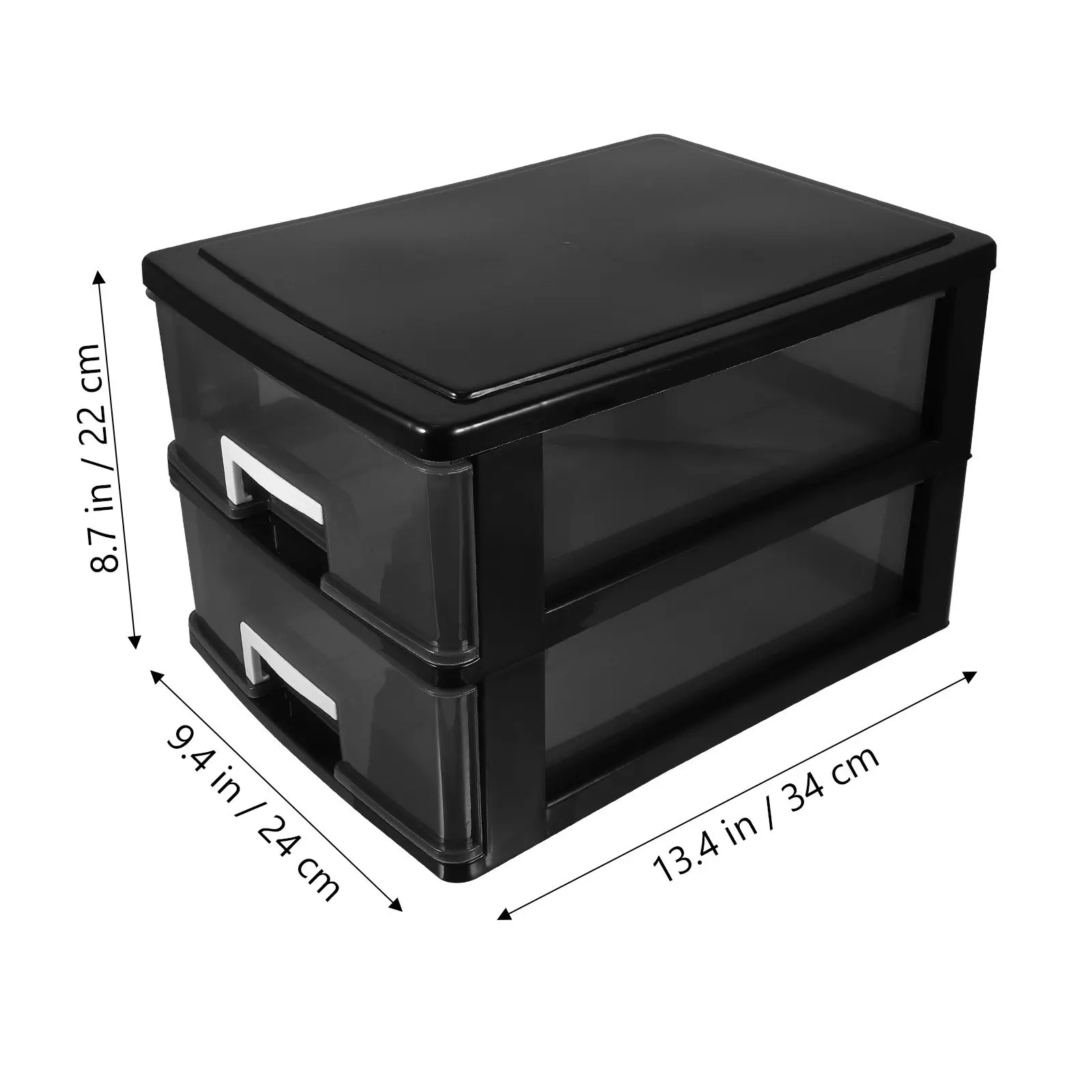 Premium Drawer-Type Desktop Organizer Multi-Layer Multi-Grid Stationery Storage Box for Pens Rulers Jewelry Files USB Cables