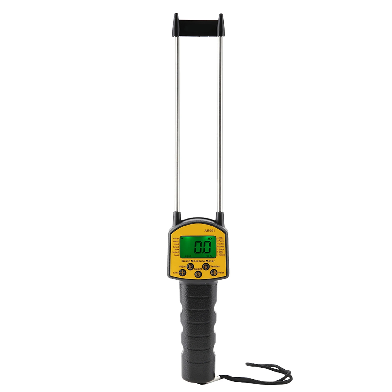 SMART SENSOR AR991 Digitale LCD Graan Vochtmeter voor Tarwe Maïs Rijst Pinda Soja Graan Vocht Tester Graan Watermeter