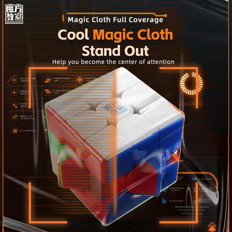 

MOYU Meilong 3M V2 Lite 3x3 UV Magnetic Magic Cube Fidget Toy Anti Stress Educational Puzzle Gift for Kids Adults