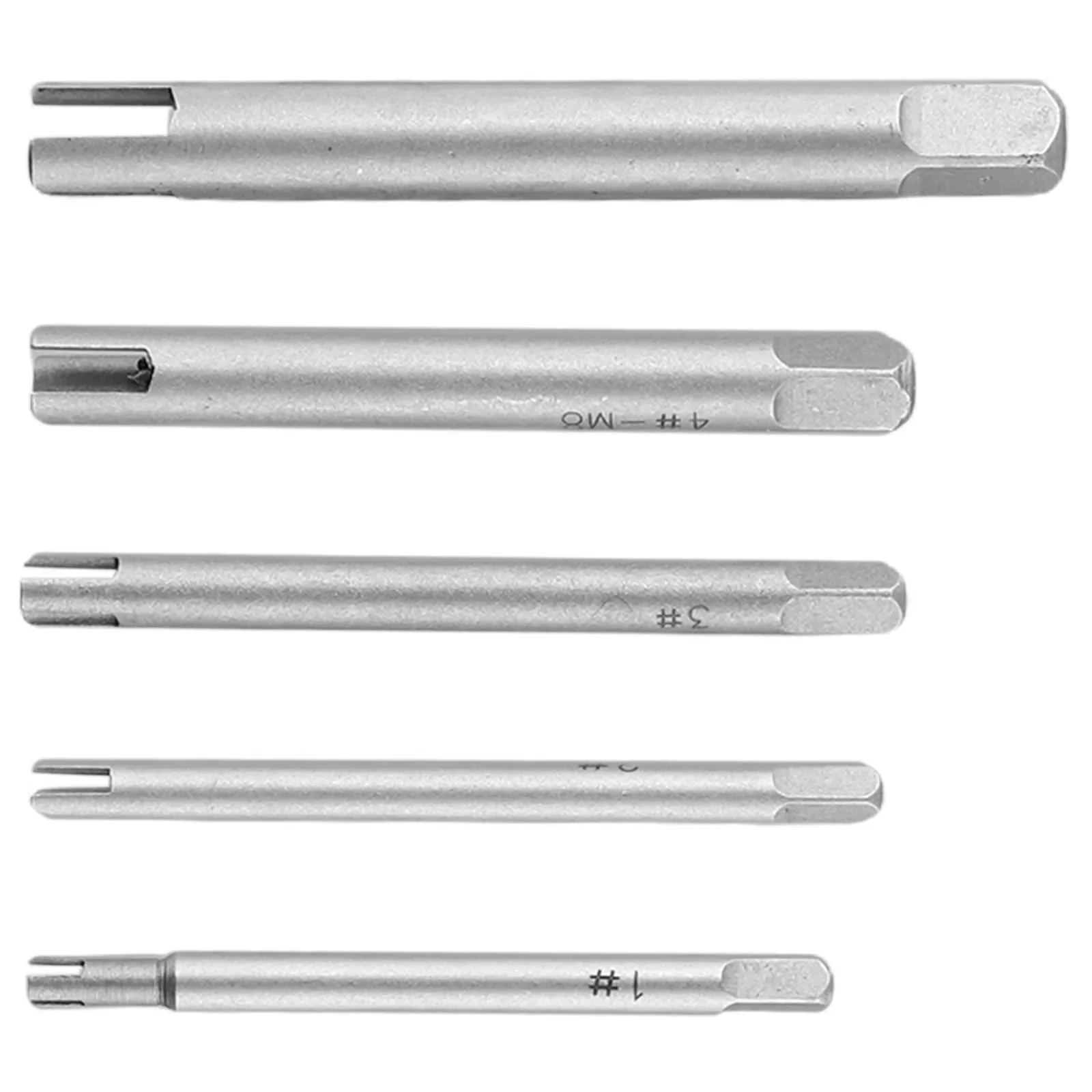 5Pcs-M10 Screw-Tap Extractor Steel Broken Head-Taps Remover Stripped Screw Tap Extractor Screw Remover Tools Drill Bit Set